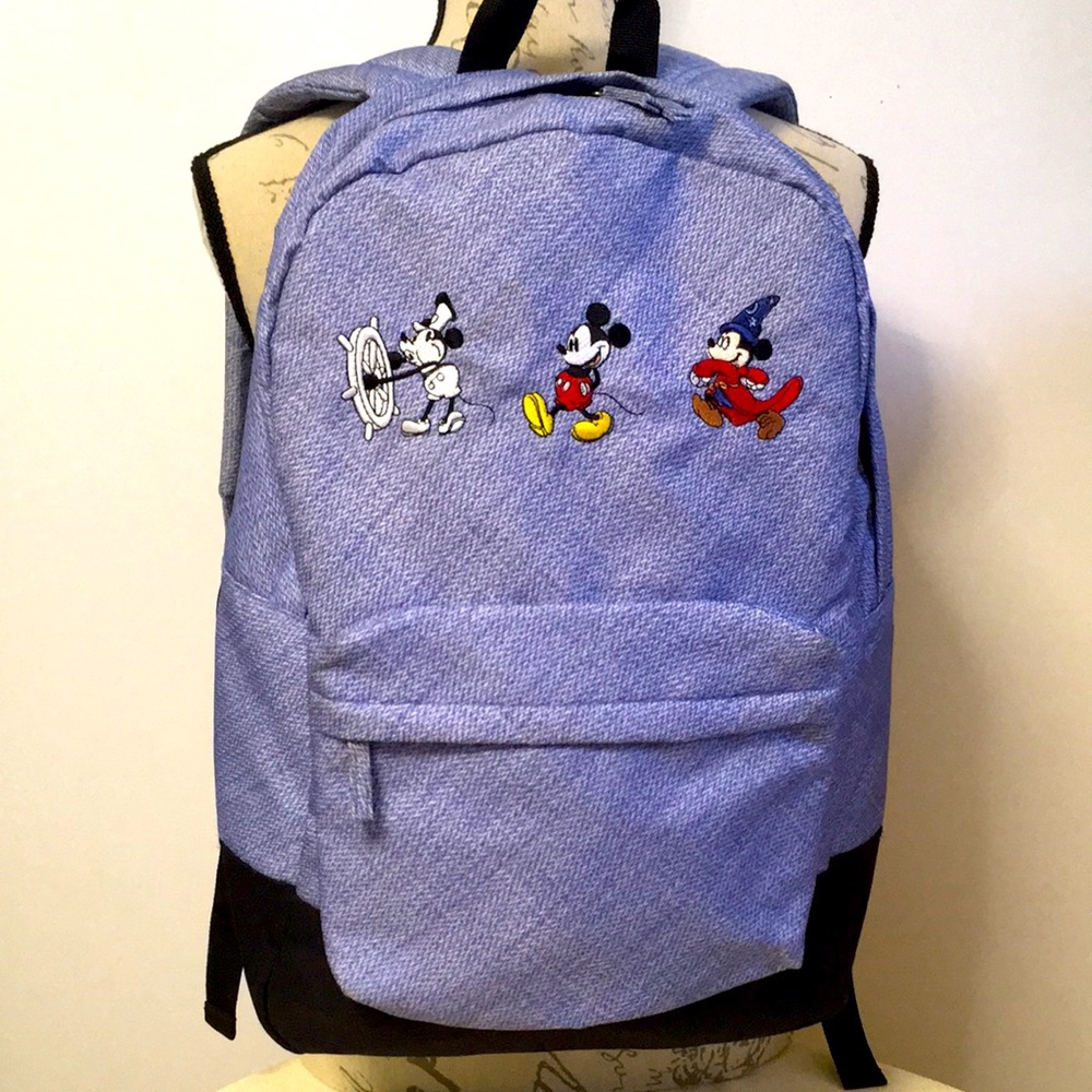 Disney Mickey Mouse Through the Years Backpack Blue